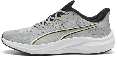 PUMA Skyrocket Lite Adult Unisex Straßen-Laufschuh, 2 Gray Echo- White-Apple Spritz, 46