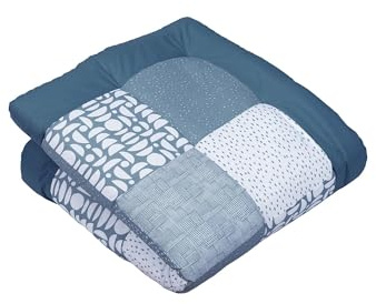 ULLENBOOM Krabbeldecke für Baby 100x100 cm - Dick und weich gepolstert | Außenmaterial: 100% Baumwolle, Alle Materialien OEKO-TEX zertifiziert, Made in EU, Schadstoffgeprüft und waschbar
