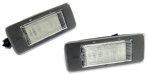 2x CANbus LED Number Plate Lights, White License Plate Bulbs for Vauxhall Opel Astra J/K/H, Zafira B/C, Corsa C/D/E, Insignia, Vectra C