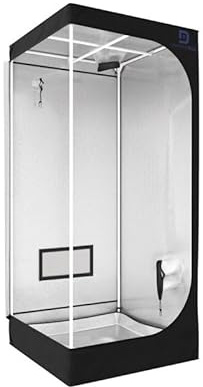 Easy Act Growzelt Silver Line SL110 110x110x200 cm, reflektierende Growbox mit Mylar-Innenfolie und wasserdichtem Boden
