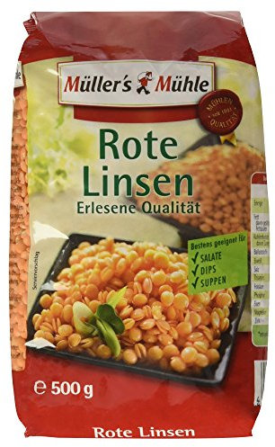 Müller's Mühle Rote Linsen 500g