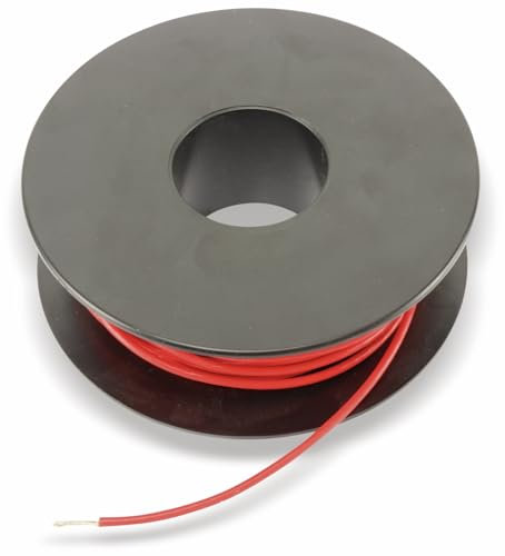 RAUTRONIC Teflon-Litze (FEP), 20 m, Weiß, 0,75 mm², 1000 V, 20 AWG, Einstrang, Kupfer, Elektrischer Kabel, Draht, Kabel