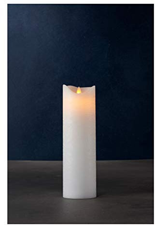 Sirius Home Sara Exclusive Flame Lamp geeignet für Verwendung in Innen 1lámpara (S) LED weiß – Dekorative Beleuchtung (1 Lampe (S), LED, warmweiß, Flame Lamp, Weiß, Wachs)