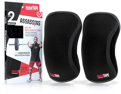 RockTape Rockband-Rx-Fitnessband, Pilates –, 1801-BK-7L, Assassins - Black, 7mm L