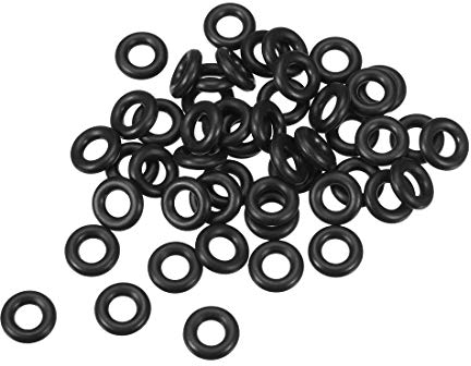 sourcing map 50St Metrische Nitrilkautschuk O-Ringe Dichtung 12mm AD 6mm ID 3mm Breite