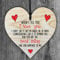 I Love You - Best Thing - Handmade Wooden Perfect Hanging Heart Plaque-Sign Gift for Your Best Friendship