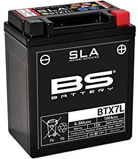 Batterie SLA BTX7L / YTX7L-BS - BS BATTERY - 12V / 6Ah