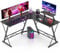 INSAEIGY Mr Ironstone L-Shaped Desk 50.8 Computer Corner Desk, Home Gaming Desk, Office Writing Workstation with Large Monitor STA.