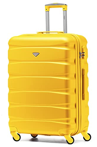 Flight Knight ABS Leichtgewicht Reisekoffer Koffer 3 Groben Kompatibel Mit Air Berlin, Lufthansa, Eurowings, easyJet, Ryanair Und Viele Mehr! Handgepack & Grober Koffer Mit 4 Rollen.