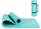 MSPORTS Gymnastikmatte Premium inkl. Tragegurt + Übungsposter + Workout App I Hautfreundliche Fitnessmatte 190 x 80 x 1,5 cm - Aquamarin - Phthalatfreie Yogamatte