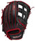 WILSON Herren 2021 A2K Juan Soto Game Model (of), 32,4 cm – Schwarz/Rot – Spielmodell Handschuh, Medium