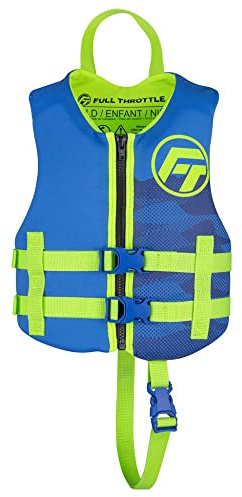Full Throttle Child Rapid Dry Neoprene Life Jacket, Blue