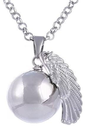 Bola de Grossesse - Femmes Pendentif Musique Carillon Bell - Collier Musique Carillon Bell, pour Future Maman NC A
