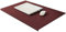Schreibtischunterlage,Tischunterlage mit Kantenschutz,Großes Mousepad,Tischunterlage,PU-Leder Laptop Tischunterlage,Büro-Tischschutzfolie mit L-förmigem Frontprofil,WeinRot,90X40cm