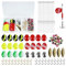 Fishing Lure Making Kit Spinner Making Kit 208pcs Fishing Spoons Rigs DIY Accessories Mixed Spinner Sequins Wire Clevises Beads