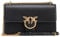 PINKO Love One Classic Dc Vitello Se Nero Antique Gold Taglia Unica