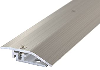 (32,44EUR/m) | Prinz LPS Design Anpassungsprofil | 34 x 1700 mm | Edelstahl gebürstet eloxiert | Für Belagstärken von 3,5-8,5 mm und Höhenunterschiede von max. 8,5 mm bis auf 0 mm