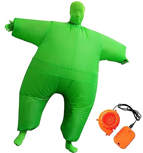 Pohotobooth Props Ltd Adult Inflatable Fat Chub Mega Suit - Blow Up Second Skin Costume Fancy Dress Outfit in Different Vibrant Colours