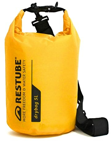 Restube Wasserdichter Drybag – Premium-Qualität für ultimativen Schutz | Vielseitig und geräumig | Ideal für Reisen, Wandern, Wasseraktivitäten | 100% wasserdicht und langlebig - [5L]