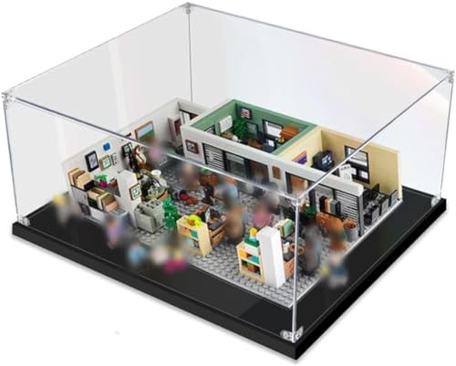 Vitrine en acrylique compatible avec Lego The Office Set 21336, étanche à la poussière pour Lego 21336 – Sans kit de modèle