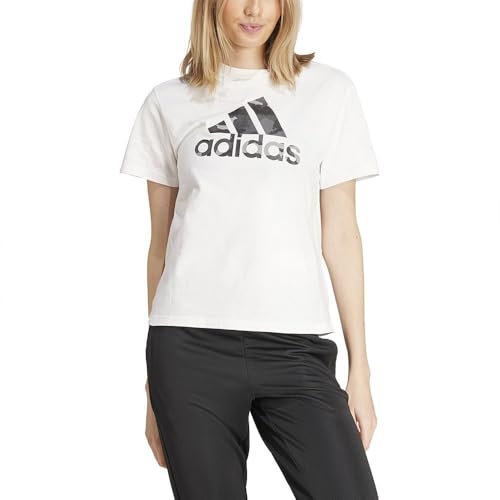adidas Femme Camo Graphic Tee, White, M