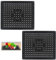 HFDONGL 2 Pièces Tapis Evier Cuisine Caoutchouc TPR Tapis d'évier 31,4 x 26 cm Protege Evier Cuisine Protection Evier Cuisine Tapis Fond d'évier Tapis Fond Evier Cuisine Tapis (Noir - Rectangle)