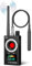Lvozize Detector de Camaras y Microfonos Ocultos, 4 en 1 Detector - Anti Spia/Anti Listening/Anti GPS Tracking/Anti Eavesdropping, Wireless Detector para Oficina, Automóvile, Conferencia, Hotele