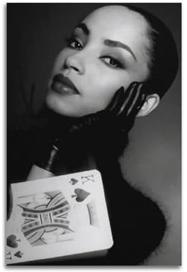 INKT Sade Adu Poster, Wandkunst, Leinwandgemälde, Wohnzimmer, Schlafzimmer, Heimdekoration, Büro, Wandposter, Fitnessstudio, Kunstmalerei, 30 x 45 cm