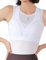 INBIKE Damen Fahrradweste Abnehmen Mesh Ärmellose Weste Leichtes Body Shaping Shirt Schnelltrocknend Atmungsaktiv Reflektierende Tank Tops Sommer Fahrradbekleidung Sporthemden Fahrradtrikot Weiß S