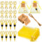 Tioncy 24 Pack 60th Birthday Party Favors for Guests 60th Birthday Wine Stopper Bottle Openers With Tags and Mesh Bags for 60th Wedding Anniversaries Souvenirs Favors Gifts Decorations