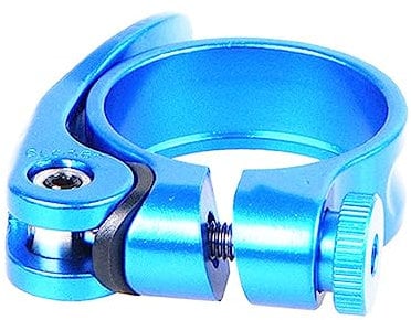 VANZACK Mountain Bike Seat Post Clamp 31.8mm Diameter Quick Release Aluminum Alloy Secure Mounting Simple Assembly