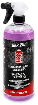 Errecom 1000 Miglia BKR 2101-1 L, Dégraissant Biodégradable pour Chaîne de Vélo, Bouteille Spray