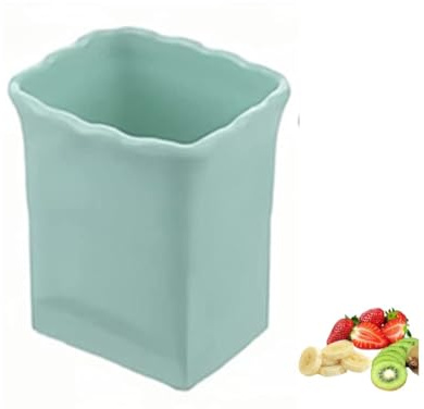 Cup Slicer Multifunctional Fruit Slicer Cup Stainless Steel Fruit Corer Slicer Divider Quickly Making Fruit Vegetable Salad Banana Strawberry Cutter Kitchen Gadget Gifts For Your Family (Green)