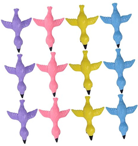 BESTonZON Flamingo Schleuderspielzeug Für Kinder - Lustiges Fingerspielzeug Zum Starten Und Spielen Sensorisches Fingerspitzenspielzeug Für Kinderpartys Und Freizeitspaß