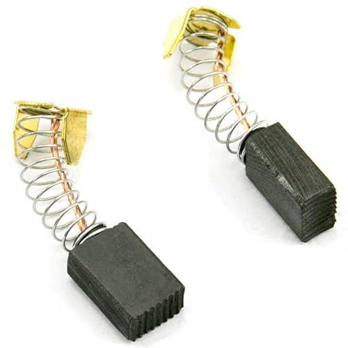 Lot de 2 Balais charbon pour moteurs électriques, 6 x 10 x 16 mm