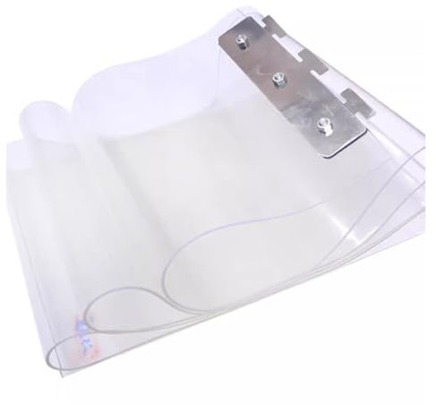 WXQTM PVC-Streifenvorhang Komplettpaket Transparente Industrievorhänge Leicht zu Montieren Wasserdicht Isolierte Vorhänge, für Lagerhäuser Gefrierschränke (1.5x2.4m)