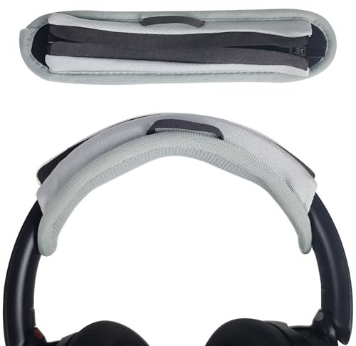 Adhiper Universal Headphone Headband Cover for Sony Beats Bose Soundcore HyperX ATH Skullcandy JBL Jabra, Headband Cover Protector for Sony XM6, XM5, XM4 & Beats Studio Pro/Solo4 Headphones - Gray