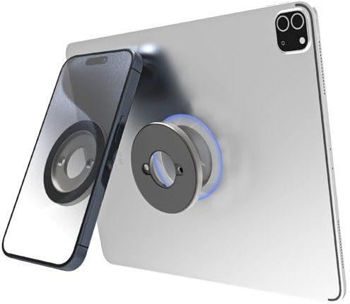 LYFPOOM Support Mural magnétique - [Pack de Deux amélioré], Support magnétique pour Tablette pour la Cuisine/la Maison/Le Bureau, pour iPad, Sumsung Tab, Sony Autre 4.7-12.9 Telephone et Tablette