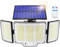 Haokiang Lampe Solaire Exterieur 2 Unité 1500lm Ip65 Capteur 270° 3 Modes Luminaire Exterieur Solaire Lampe Solaire Exterieur Puissante Éclairage Extérieur Solaire Puissant Lumière Solaire Extérieure-