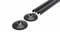 x2 Talon Snappit 500mm Towel Rail Pipe Cover Kit - 15mm Anthracite Grey (ACSNA/K1)