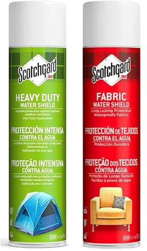 Dezpo | Scotchgard Water Protection Kit (Heavy Duty Water Shield 1 Can, 400 ml) (Fabric Water Shield 1 Can, 400 ml) - Water Repellent Spray, Ideal For All Uses