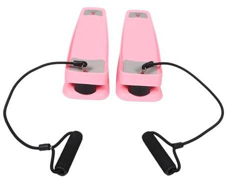 Kleiner Schrittmaschine mit Widerstandsbändern, Verstellbar, Rosa