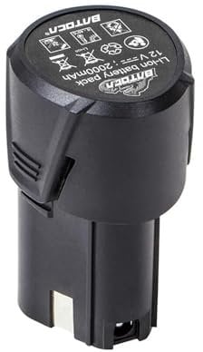 BATOCA 1PCS 12V 2.0Ah Rechargeable Lithium-ion Battery for BATOCA S3 S5 S6 Cordless Car Polisher - One Battery Only