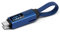 SAMERIO Keyring Charger USB C iOS 3 in 1 Charging Cable Magnetic Foldable Portable Travel Data Transfer Cord 100W PD Fast Keychain Cable (Blue)