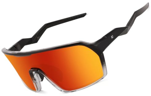 Bircenpro Cycling Sunglasses for Men Women - UV400 Protection Sports Glasses Running Sunglasses for Baseball MTB Golf Softball