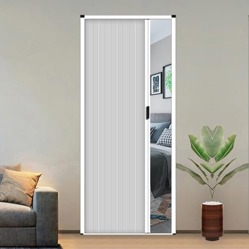Porta scorrevole, Porta a fisarmonica larga 60-210 cm, Portas A Soffietto Senza Foratura per Interni, Portas A Soffietto Salvaspazio Bianca, porte interne a libro con accessori, personalizzabili