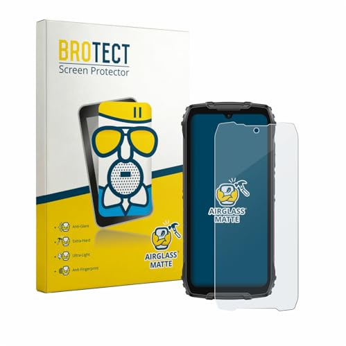 BROTECT Schutzglas für Ulefone RugKing 4 Pro | Entspiegelnder Displayschutz Made in Germany Schutzfolie Glas Matt Anti-Reflex Kratzfest 9H Anti-Fingerprint Einfache Montage