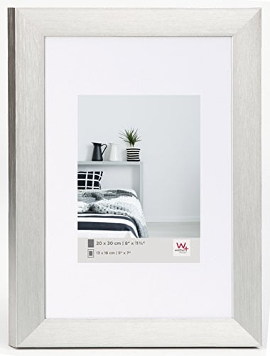 walther design Bilderrahmen silber 40 x 50 cm Aluminium Aluline AL050S