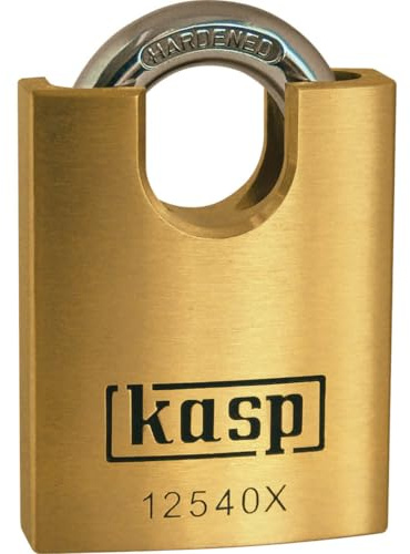 Kasp Messingschloss Premium, 40 mm mit Bügelschutz, K12540XD