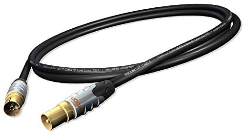 HICON Ambience HIA-AFAM-0150 - Cavo antenna digitale per TV, 1,5 m, schermato, 75 Ohm, 120 dB, 150 cm